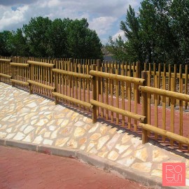 Tanca de fusta model Mulhacen